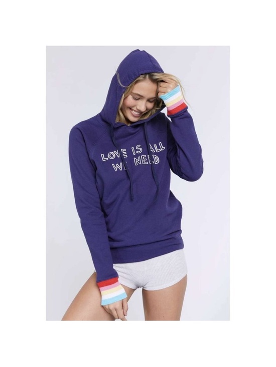 Spiritual Gangster Tops - Spiritual Gangster Love is All We Need Soft Hoodie Size Large